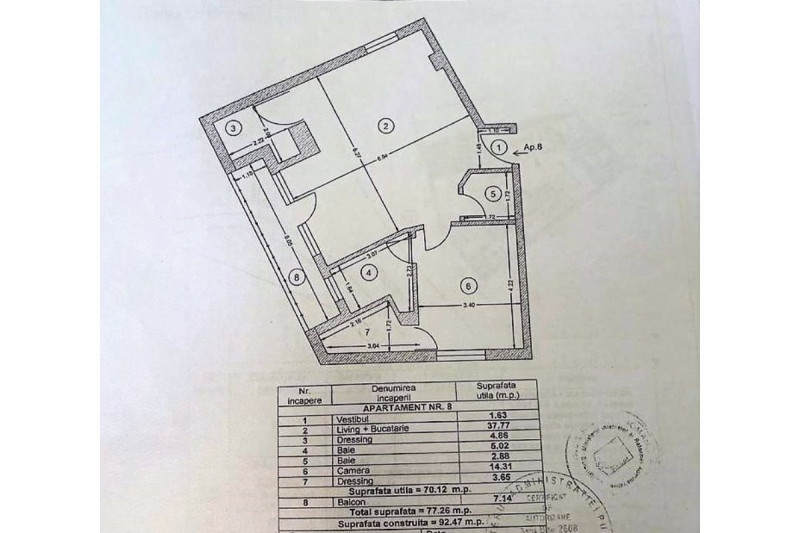 Petrom City – Izbiceni, 2 (sau 3) camere, lift, parcare subterana, boxa, 77 mp.