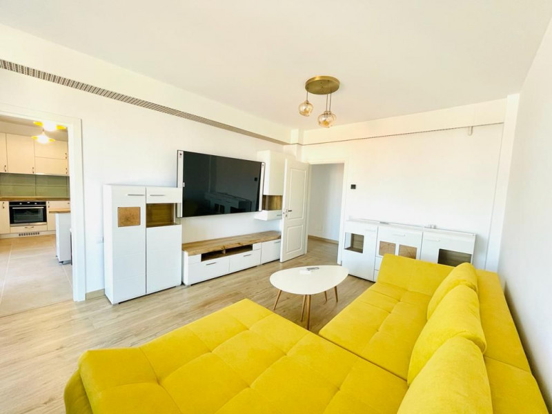 Bucurestii Noi – Apartament 3 camere nou, splendid, garaj, lift, terasa, 81 mp.