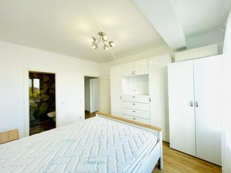 Bucurestii Noi – Apartament 3 camere nou, splendid, garaj, lift, terasa, 81 mp.