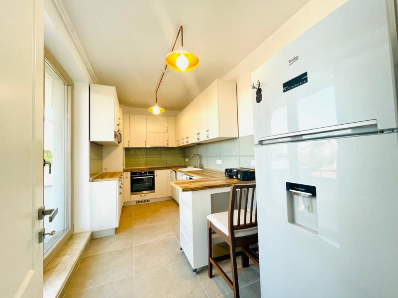 Bucurestii Noi – Apartament 3 camere nou, splendid, garaj, lift, terasa, 81 mp.