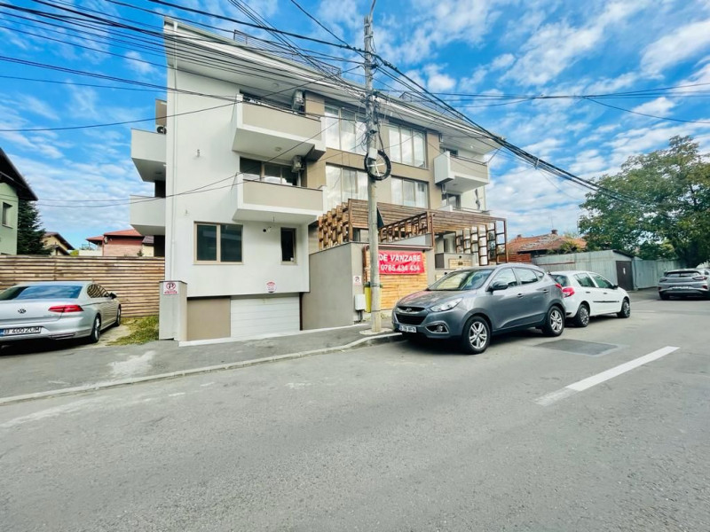 Bucurestii Noi – Apartament 3 camere nou, splendid, garaj, lift, terasa, 81 mp.