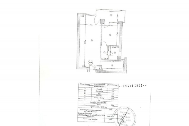 Floreasca Residence - apartament 2 camere si parcare subterana, 70 mp.