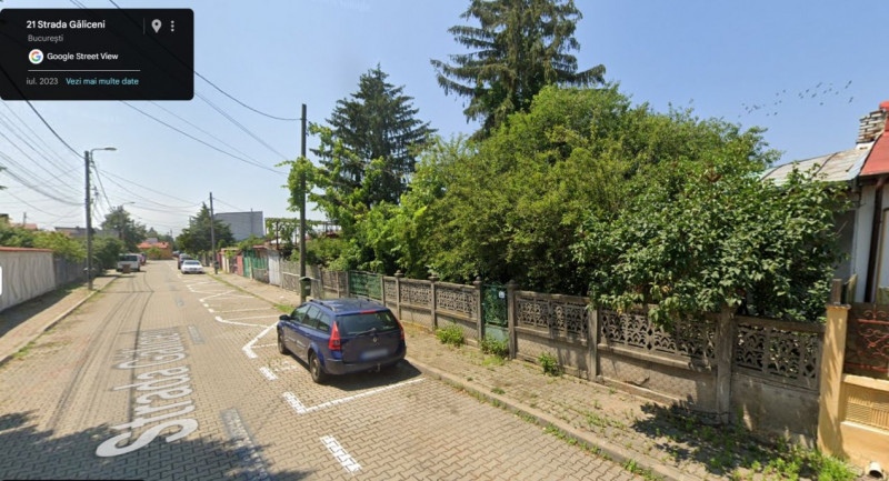 Teren 483 mp – Strada Galiceni 24 - Bucureștii Noi - metrou Laminorului