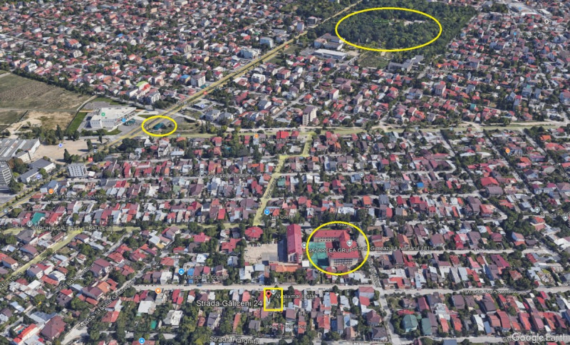 Teren 483 mp – Strada Galiceni 24 - Bucureștii Noi - metrou Laminorului