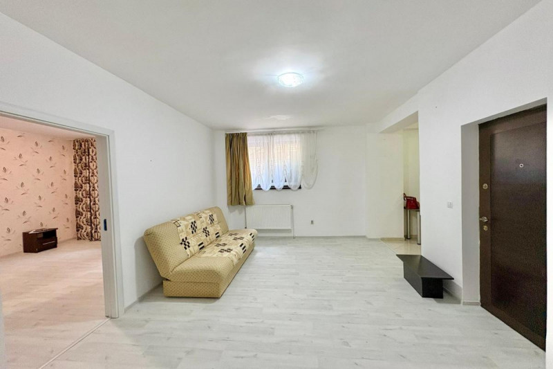 Bucurestii Noi -Subcetate 110, apartament 3 camere igienizat, demisol, 55 mp.