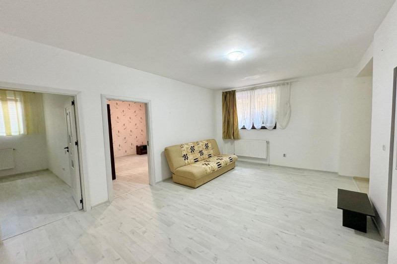 Bucurestii Noi -Subcetate 110, apartament 3 camere igienizat, demisol, 55 mp.