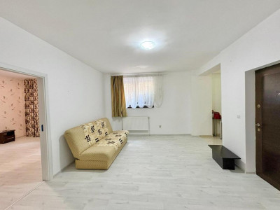 Bucurestii Noi -Subcetate 110, apartament 3 camere igienizat, demisol, 55 mp.
