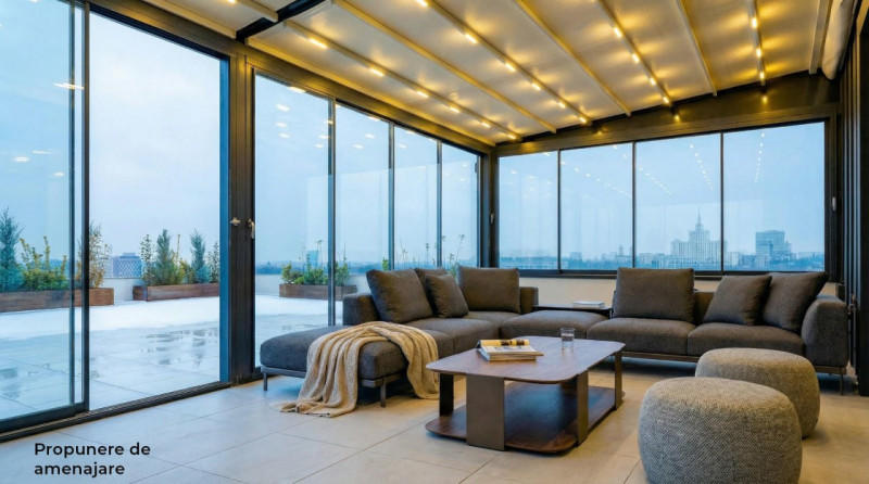 Priveste Deasupra Tuturor - Penthouse Spectaculos cu Terase 210mp!