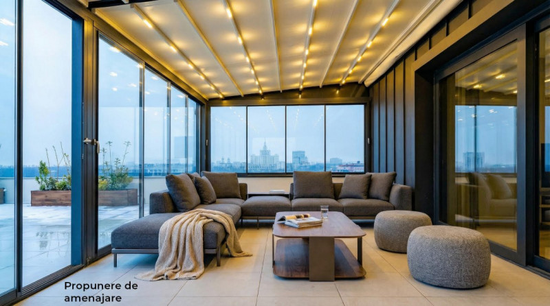 Priveste Deasupra Tuturor - Penthouse Spectaculos cu Terase 210mp!