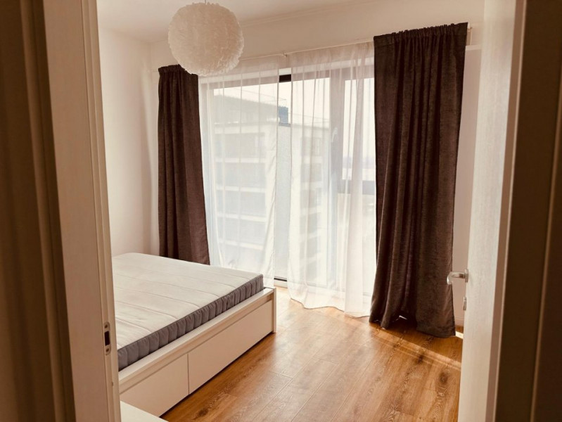 Apartament mobilat cu vedere lac Sisesti Metrou Straulesti 4'