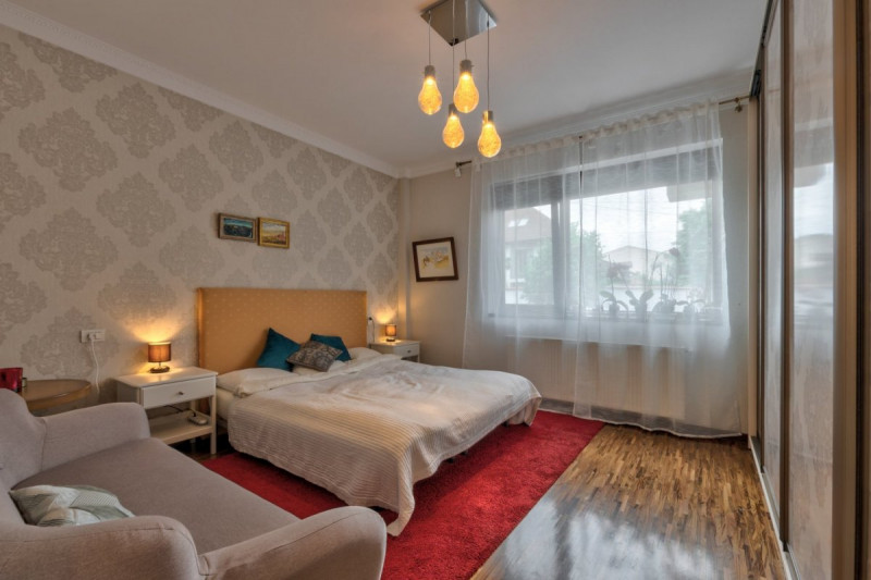 Apartament elegant 170mp, curte proprie și 3 locuri parcare, Parc Bazilescu!