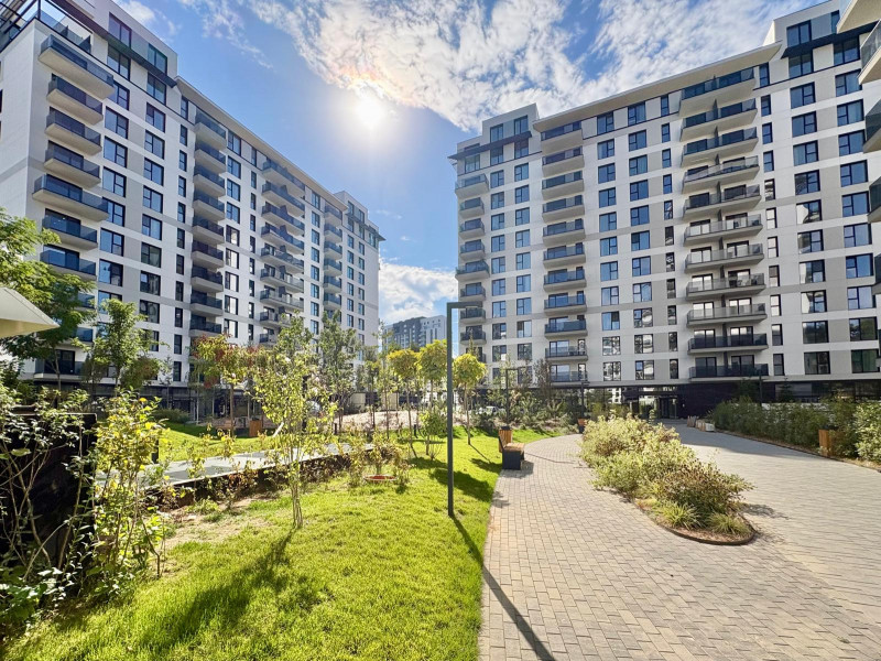 Nusco City 2, apartament 2 camere cu parcare subterana, prima inchiriere, 54 mp.