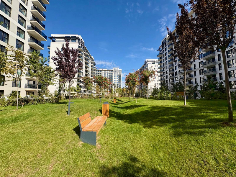 Nusco City 2, apartament 2 camere cu parcare subterana, prima inchiriere, 54 mp.